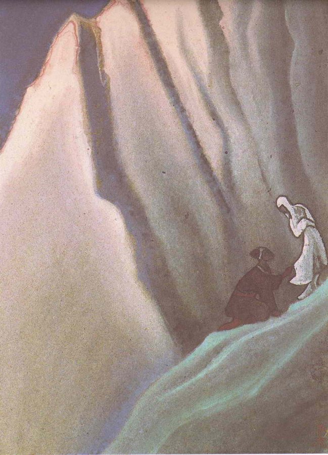 Nicholas Roerich. She Who Leads, 1944